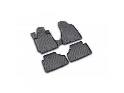 Коврики в салон HYUNDAI Tucson 2004-2009, 4 шт. (полиуретан) от ELEMENT Коврики в салон HYUNDAI Tucson 2004-2009, 4 шт. (полиуретан)