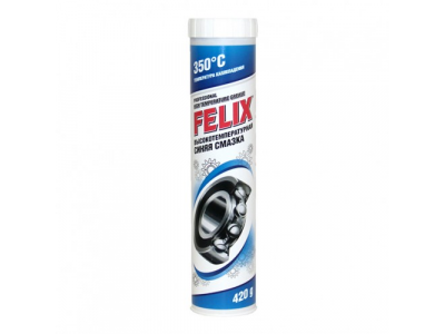 Высокотемп. синяя смазка FELIX, картридж, 420гр