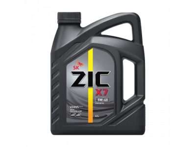 Моторное масло ZIC X7 5W40, 4л от ZIC Моторное масло ZIC X7 5W40, 4л